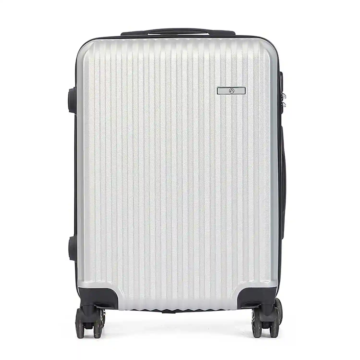 Firenze artegiani Maleta trolley de cabina en ABS ligera y resistente. Diseño listón Descuentos del mes