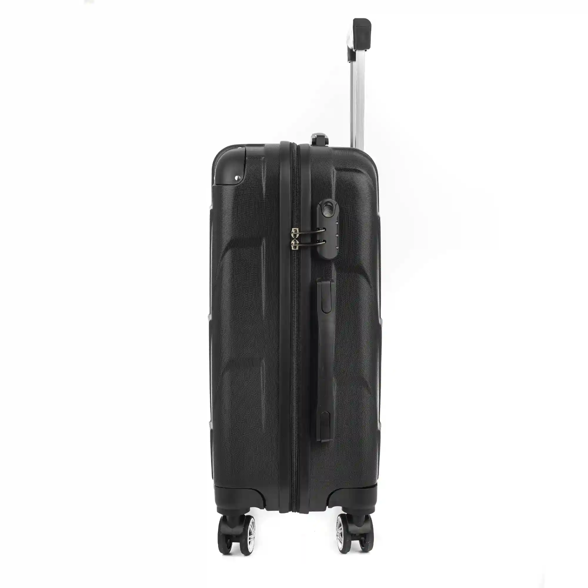 Firenze artegiani Juego de 3 maletas Trolley en material ligero ABS de alta resistencia con esquinas reforzadas. Cerradura numérica y 4 ruedas dobles giratorias 360° Última moda