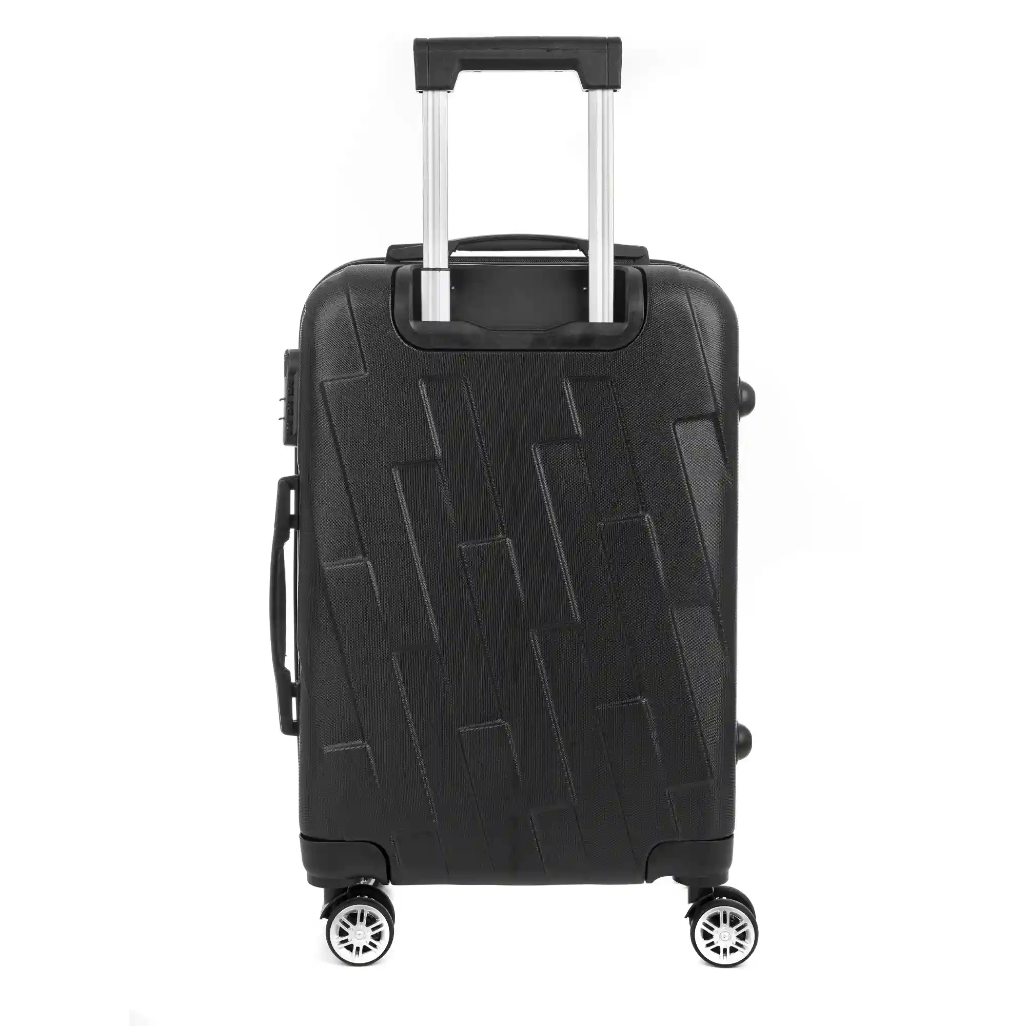 Firenze artegiani Juego de 3 maletas Trolley en material ligero ABS de alta resistencia con esquinas reforzadas. Cerradura numérica y 4 ruedas dobles giratorias 360° Última moda