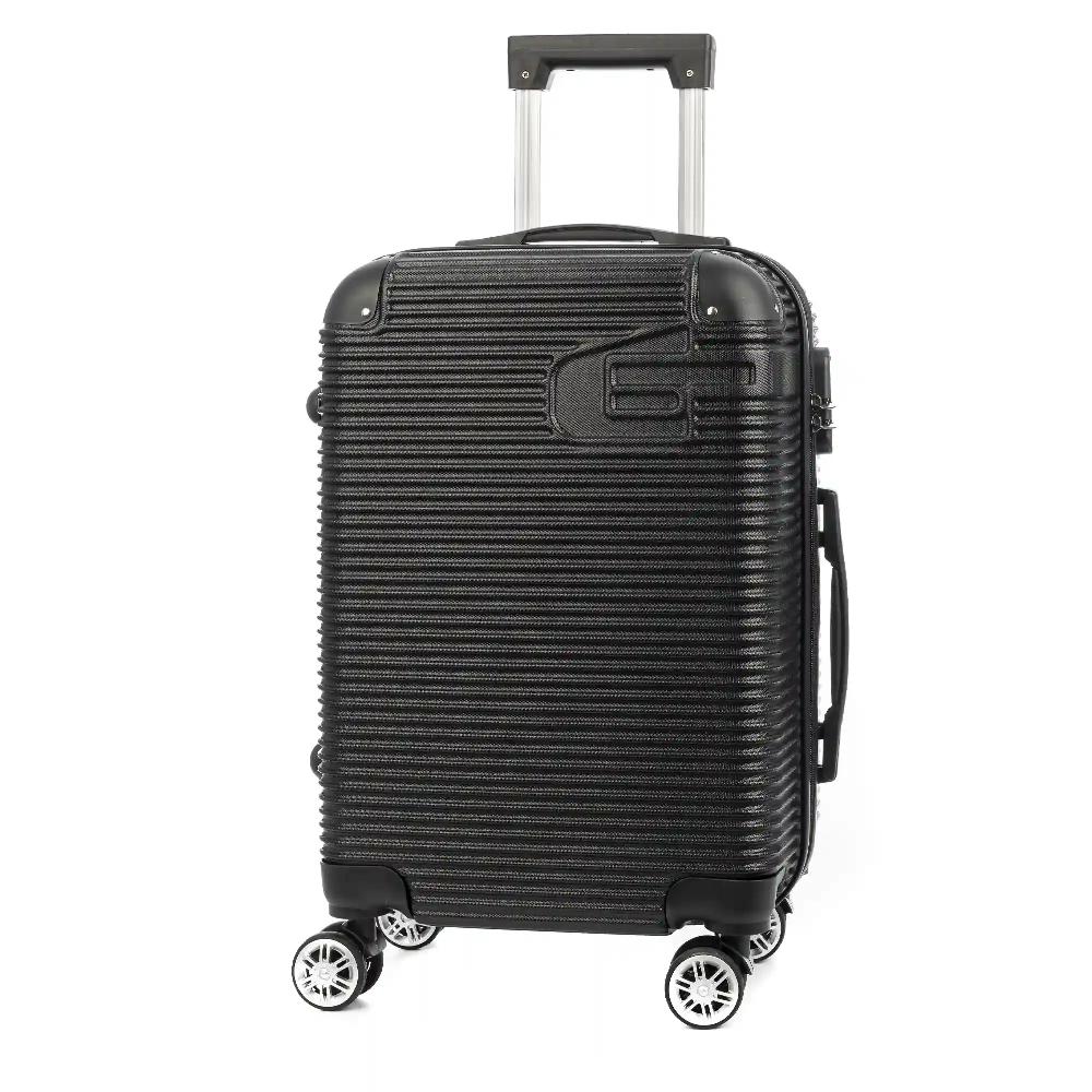 Firenze artegiani Maleta de cabina Trolley en material ligero de ABS de alta resistencia con esquinas reforzadas. Cerradura numérica y 4 ruedas dobles giratorias 360°. 57x36x21 cm