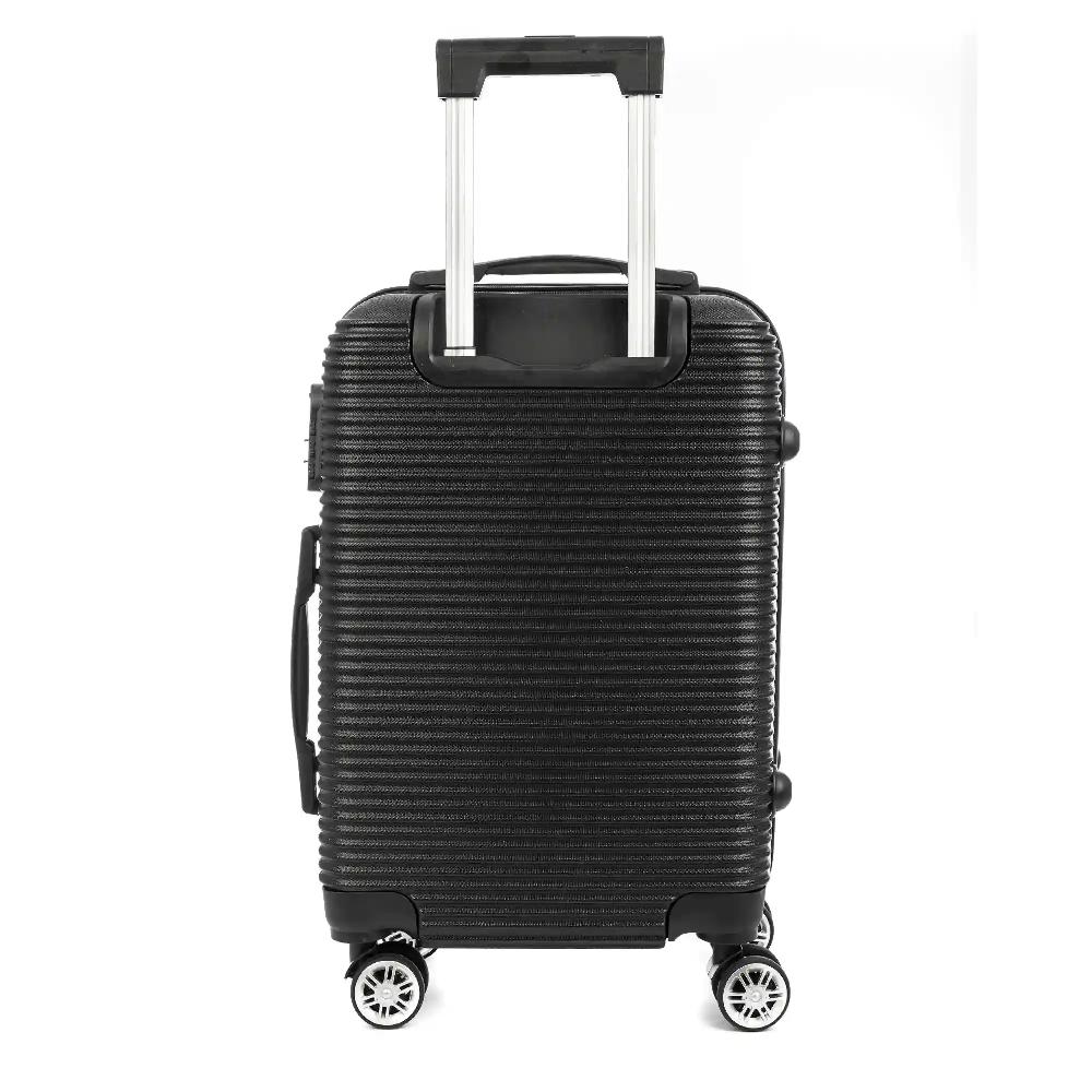 Firenze artegiani Maleta de cabina Trolley en material ligero de ABS de alta resistencia con esquinas reforzadas. Cerradura numérica y 4 ruedas dobles giratorias 360°. 57x36x21 cm Descuento por venta flash