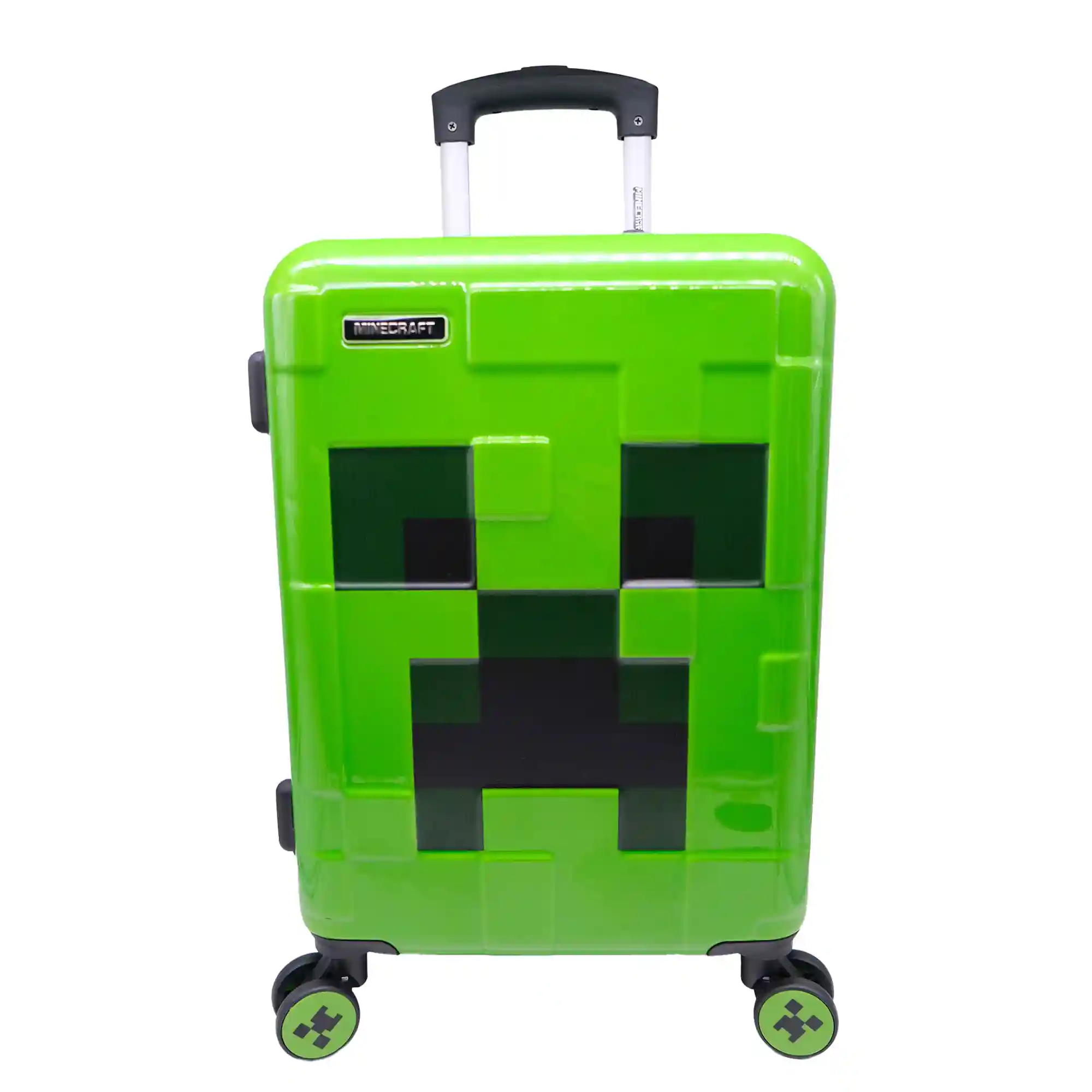 Firenze artegiani Minecraft Trolley Cabina. 4 ruedas Giratorias y multidireccionales. Material policarbonato termoformado con diseño Minecraft. Incluye candado TSA de combinación