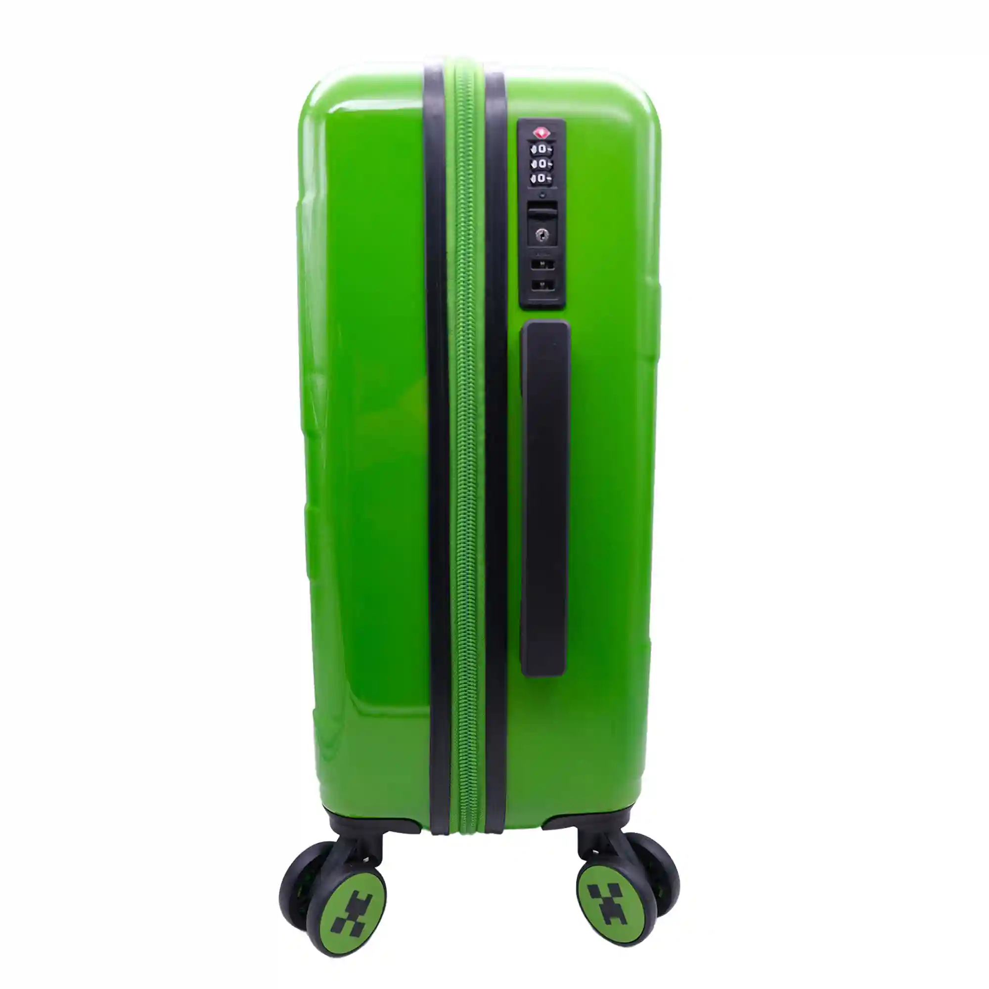 Firenze artegiani Minecraft Trolley Cabina. 4 ruedas Giratorias y multidireccionales. Material policarbonato termoformado con diseño Minecraft. Incluye candado TSA de combinación Rebajas de fin de temporada