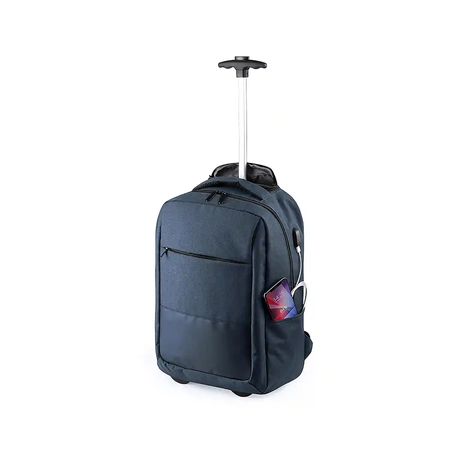 Firenze artegiani Mochila Trolley Conexión USB. Bolsillo Acolchado para Portátil. Cintas Acolchadas Gran oferta