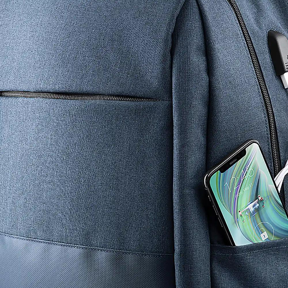 Firenze artegiani Mochila Trolley Conexión USB. Bolsillo Acolchado para Portátil. Cintas Acolchadas Gran oferta