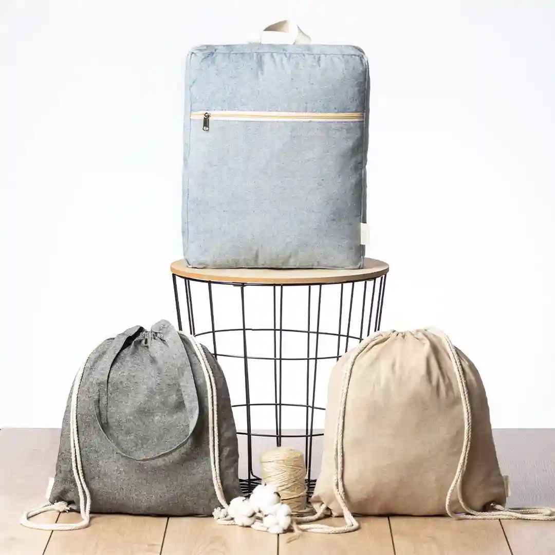 Firenze artegiani Mochila de línea nature en suave material 100% algodón orgánico Rebajas baratas