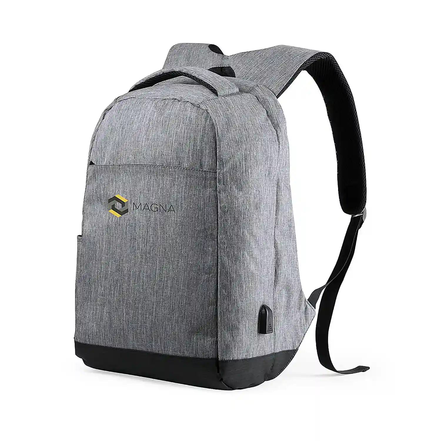 Firenze artegiani Mochila Antirrobo Conexión USB. Bolsillo Acolchado para Portátil y Tablet. Parte Trasera y Cintas Acolchadas