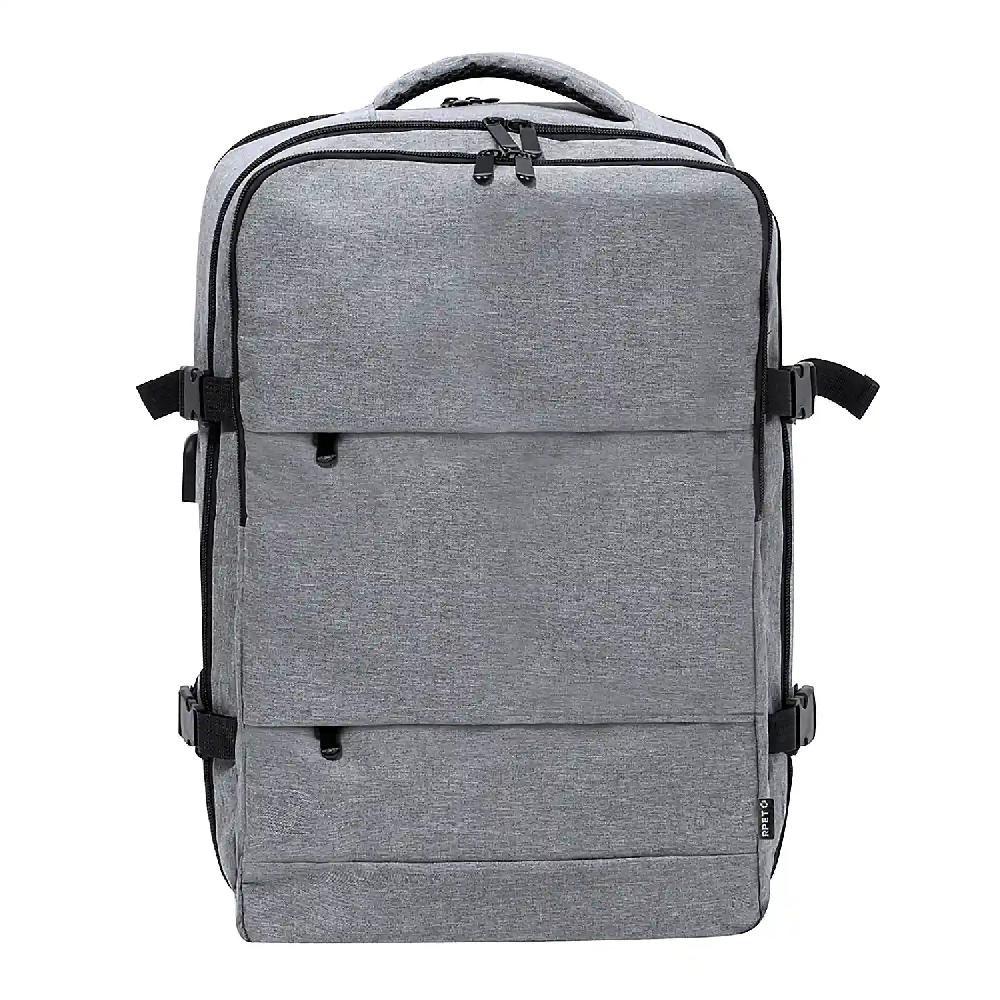 Firenze artegiani Mochila viaje conexión USB. Acolchada. Bolsillo Acolchado para Portátil. Compartimento Portazapatos