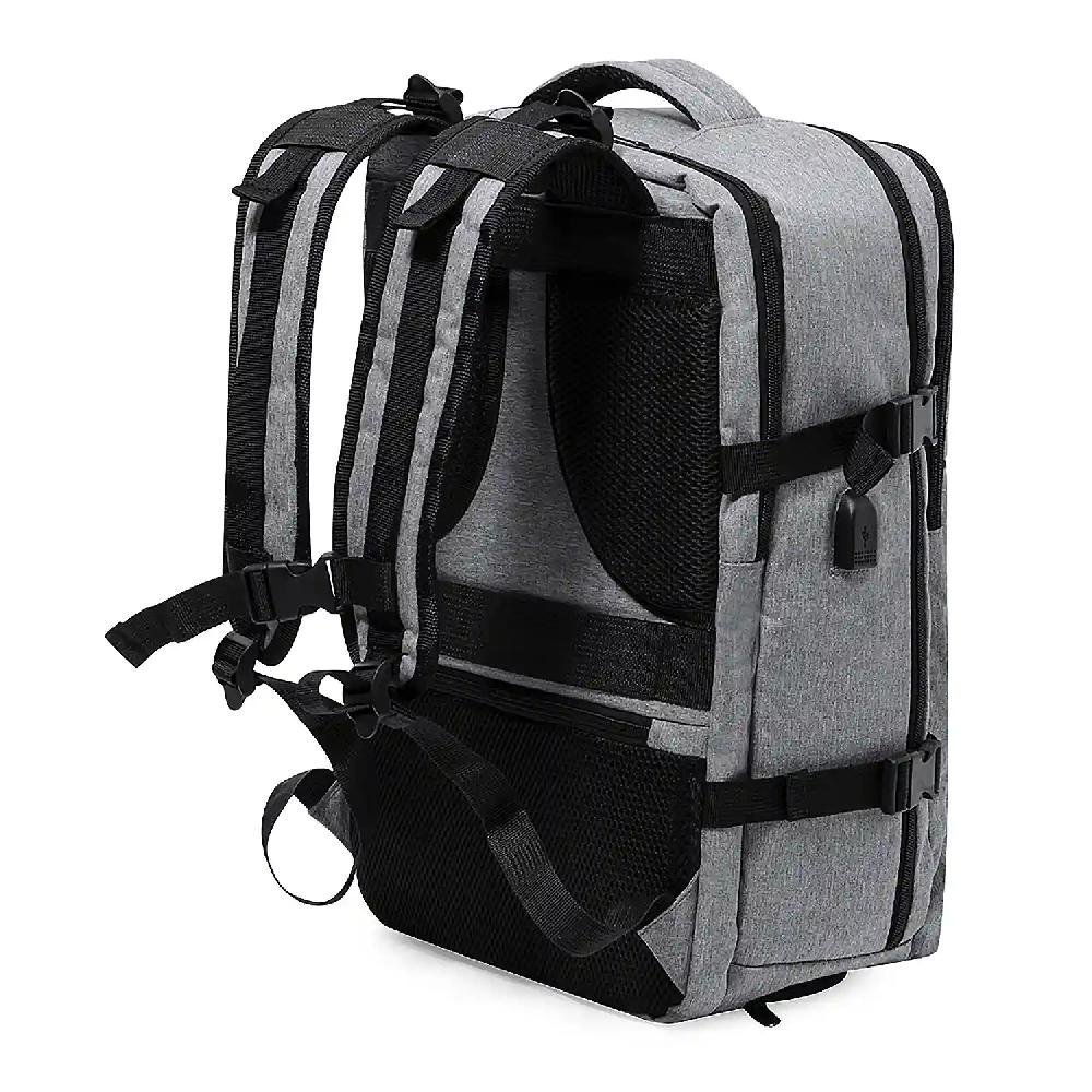 Firenze artegiani Mochila viaje conexión USB. Acolchada. Bolsillo Acolchado para Portátil. Compartimento Portazapatos Ventas relámpago