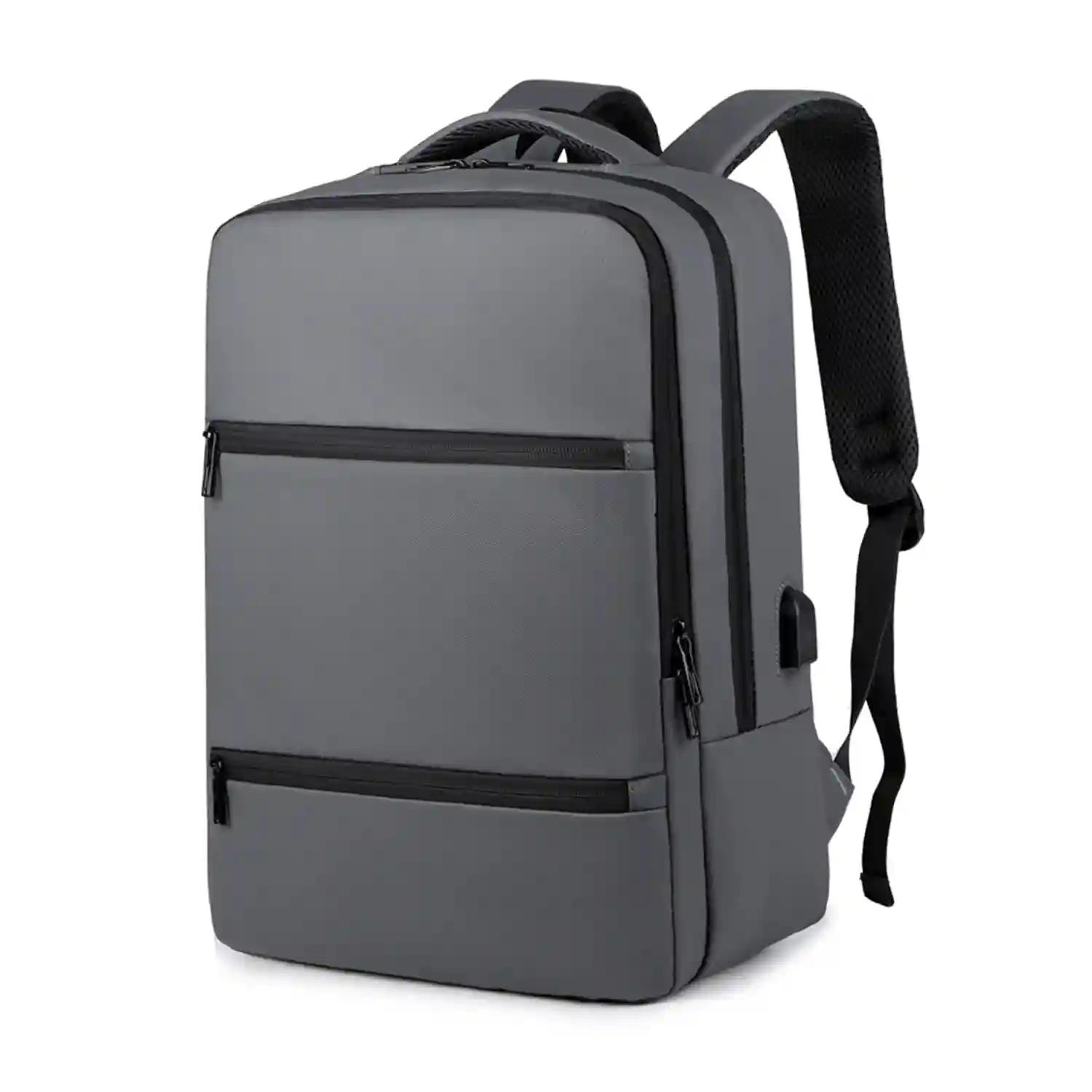 Firenze artegiani Mochila de viaje con gran resistencia impermeable y con conexión USB. Acolchada y ventilada