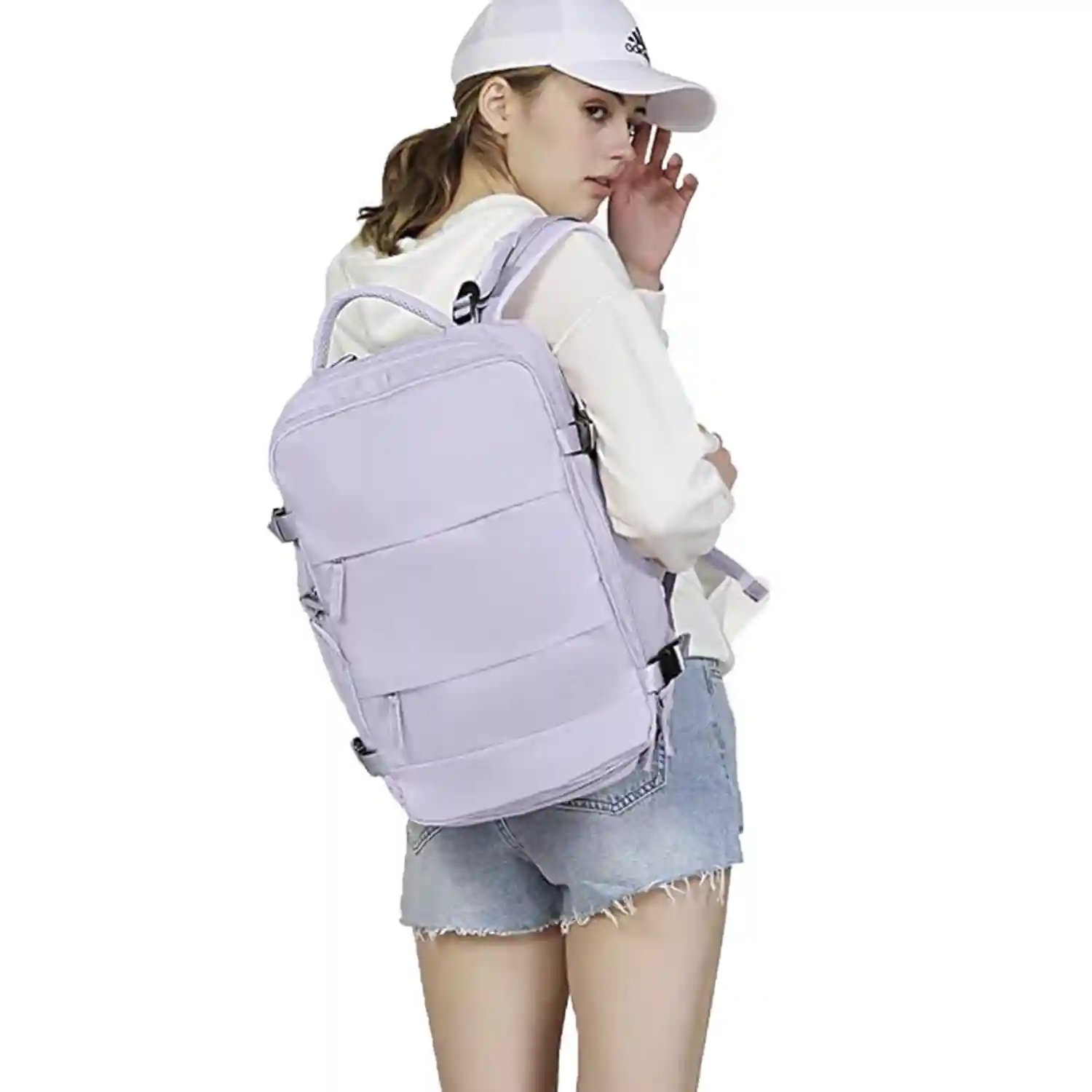 Firenze artegiani Mochila cabina viaje de gran capacidad con multicompartimento (calzado ropa portátil) Envío gratis