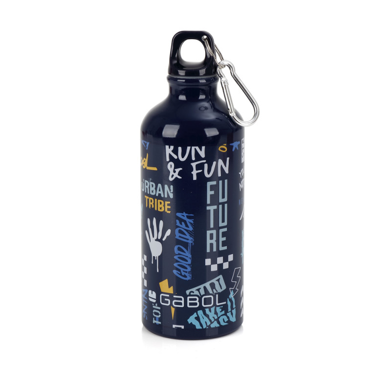 Gabol Botella de acero inoxidable SKULL