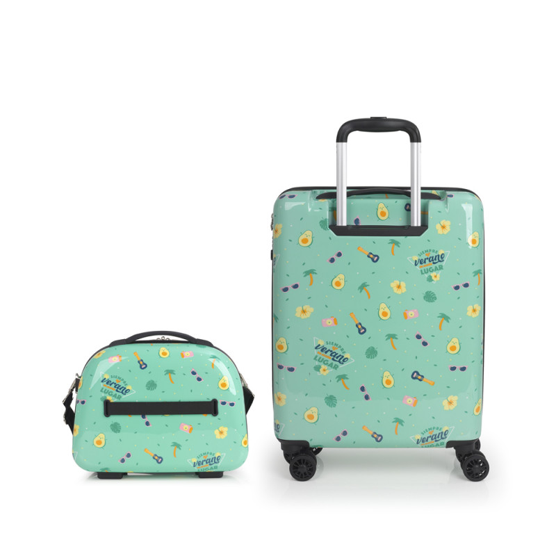 Gabol Juego de Maleta de Cabina y Neceser HAWAI MR. WONDERFUL Grandes descuentos