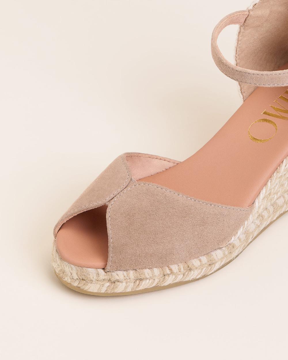 Gaimo espadrilles Ronny KangarooSandalias de cuña en piel con hebilla Grandes descuentos