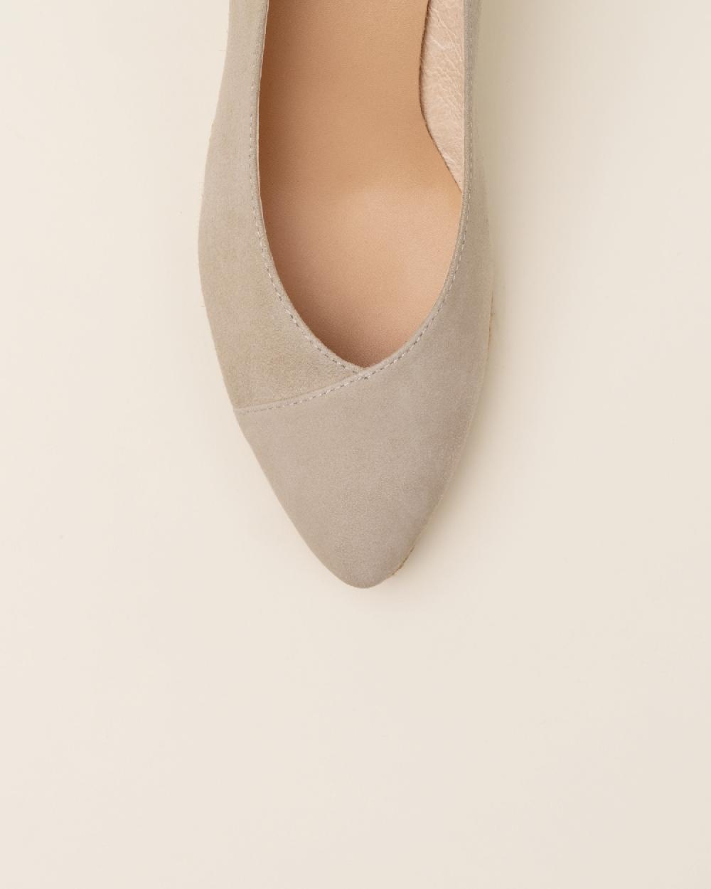 Gaimo espadrilles Bonny KangarooSalones de cuña de yute en piel con escote pico Ofertas de temporada