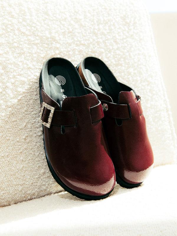 Genuins CLAQUE VEGAN CHAROL BURGUNDY COMPRAR AHORA