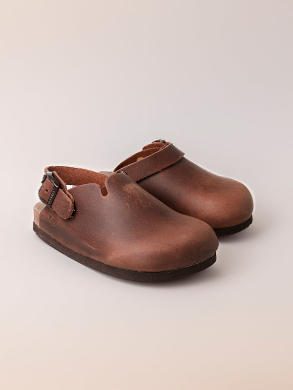 Genuins SHETLAND OILED LEATHER HABANA Tienda de fábrica