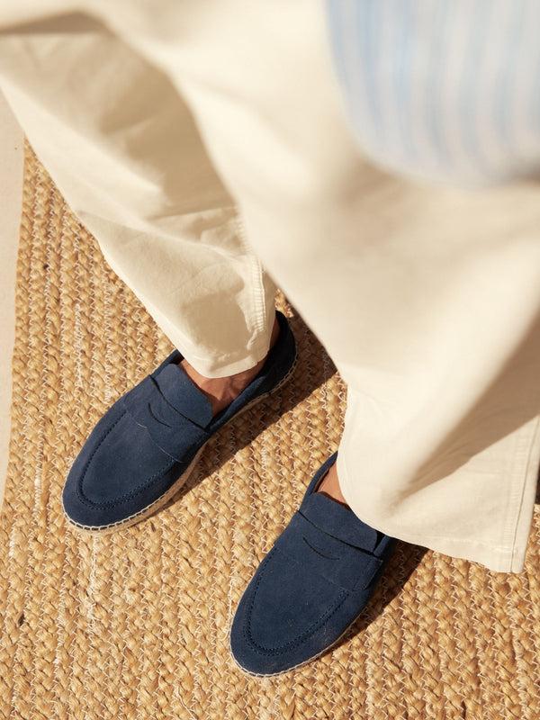 Genuins HARRY VELOUR NAVY Venta caliente
