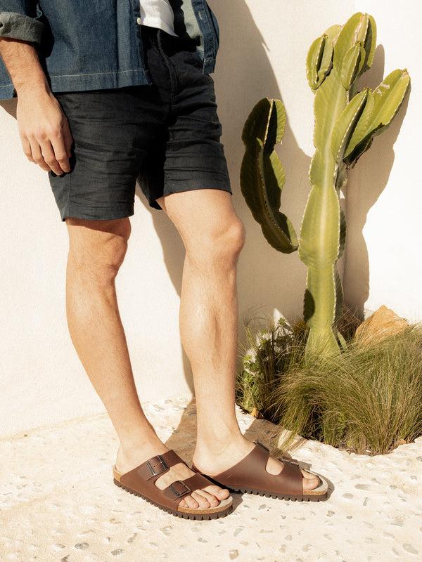 Genuins HAWAII OILED LEATHER COGNAC Rebajas de fábrica