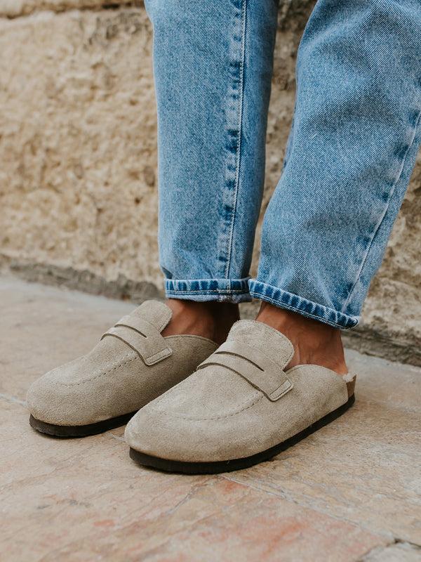 Genuins LOIS VELOUR TAUPE UNISEX Tienda