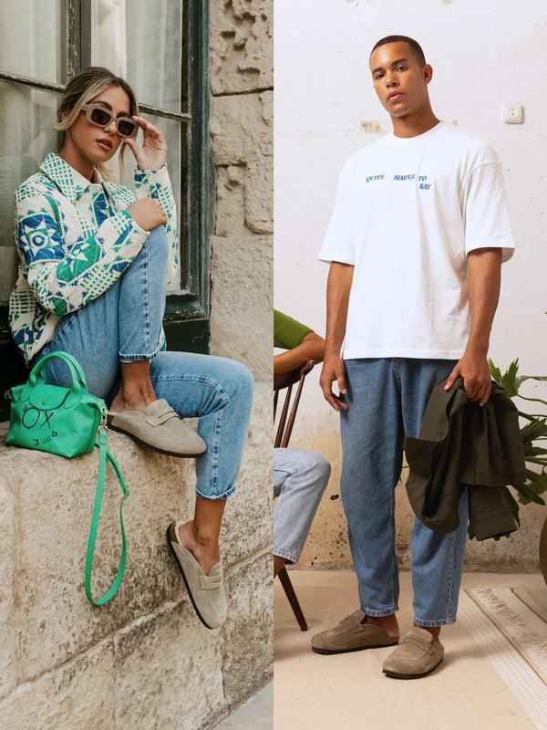 Genuins LOIS VELOUR TAUPE UNISEX Tienda