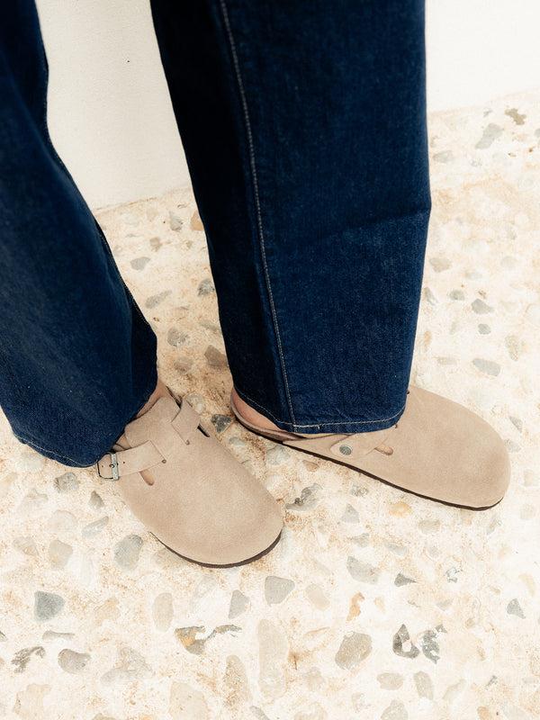 Genuins RIVA VELOUR TAUPE UNISEX Limitado a 3 días