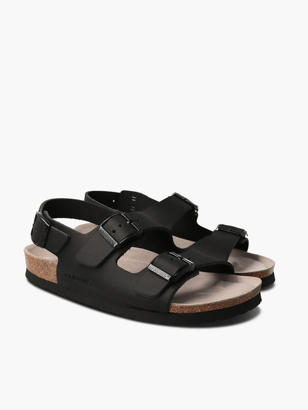 Genuins CONGO OILED LEATHER BLACK Libre de impuestos