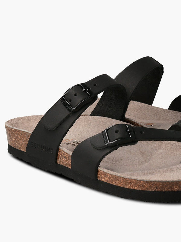 Genuins DUBLIN OILED LEATHER BLACK UNISEX Grandes ahorros