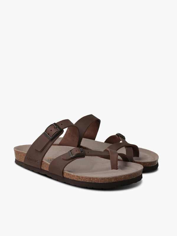 Genuins DUBLIN OILED LEATHER HABANA UNISEX Precio ultrabajo