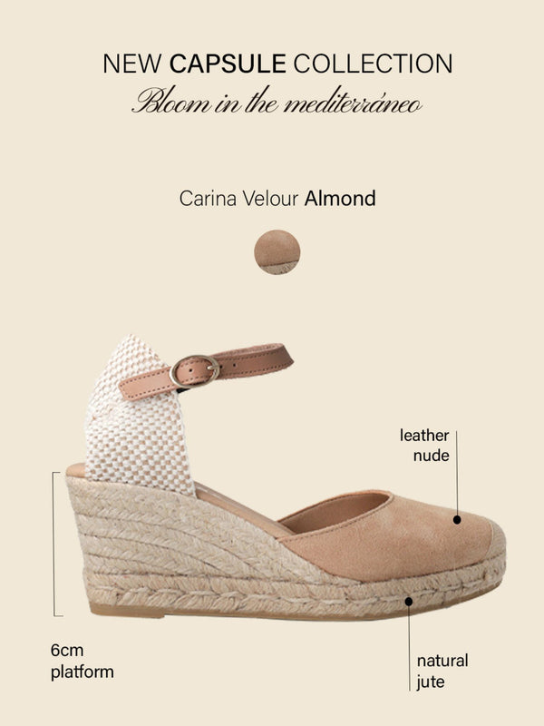 Genuins CARINA VELOUR ALMOND Outlet online