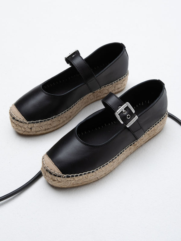 Genuins MARZA LEATHER BLACK Venta caliente