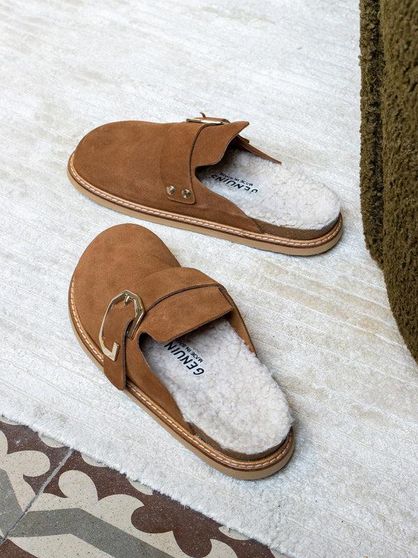Genuins GRISEL SHEEPSKIN VELOUR CAMEL Última moda