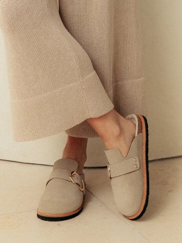 Genuins GRISEL SHEEPSKIN VELOUR TAUPE Descuento por venta flash