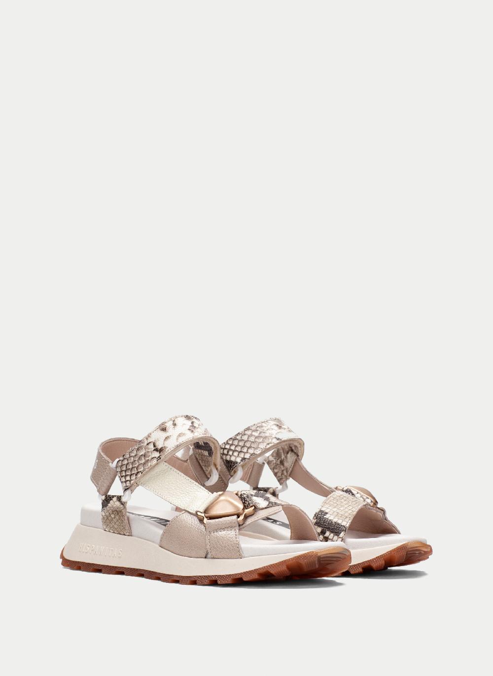Hispanitas Sandalia Sport maui taupe Última moda