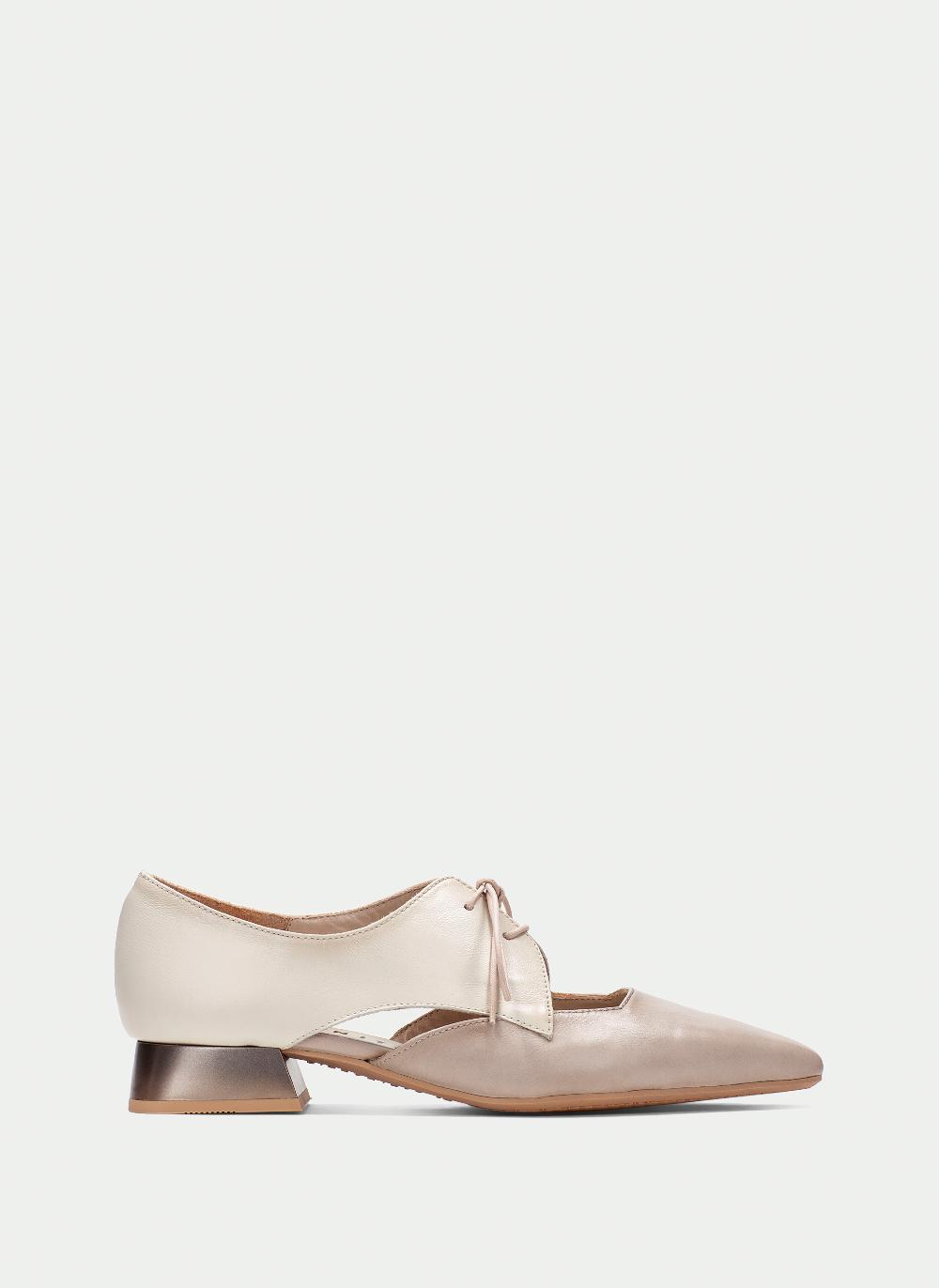 Hispanitas Zapato Plano dali taupe-latte