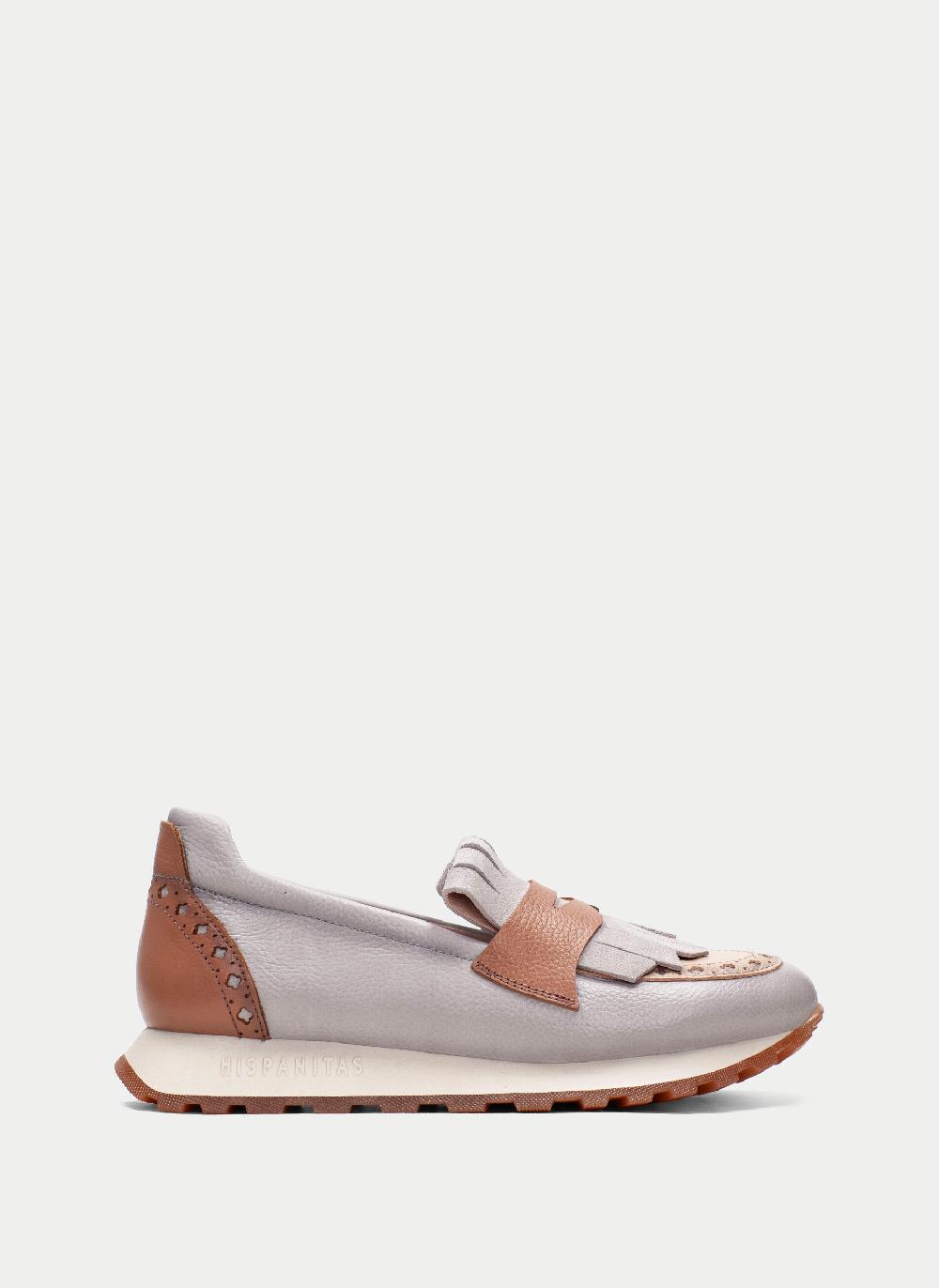 Hispanitas Mocasin Sport loira gris-tierra