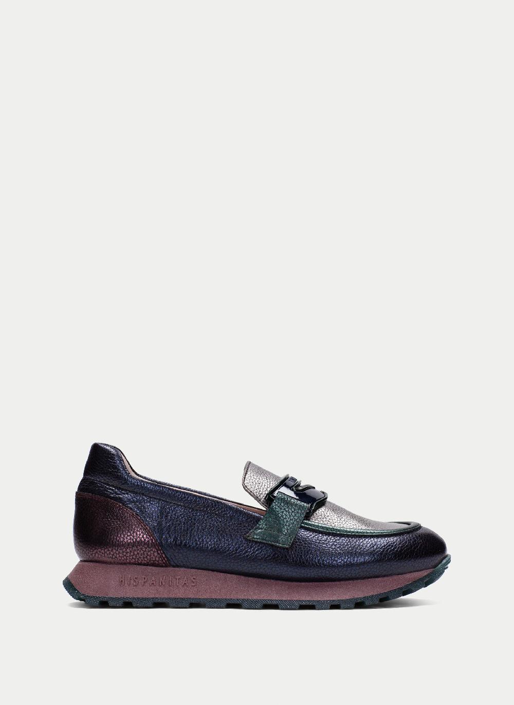 Hispanitas Mocasin Sport loira multi-metal