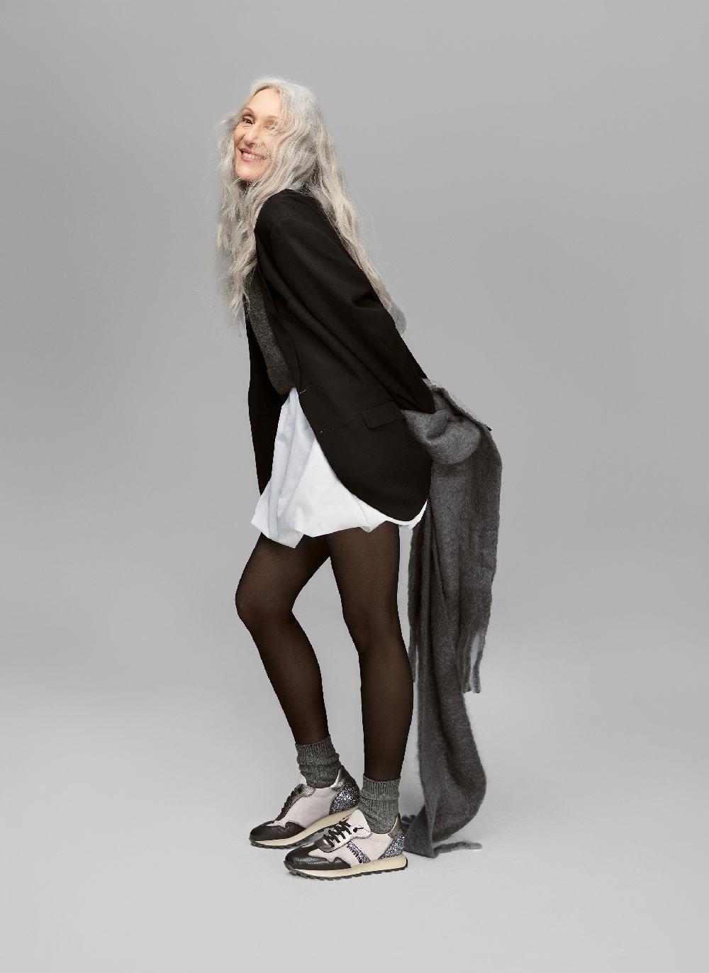 Hispanitas Deportivo loira negro-gris-glitter Tienda