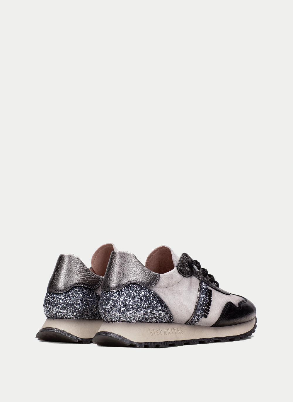 Hispanitas Deportivo loira negro-gris-glitter Tienda