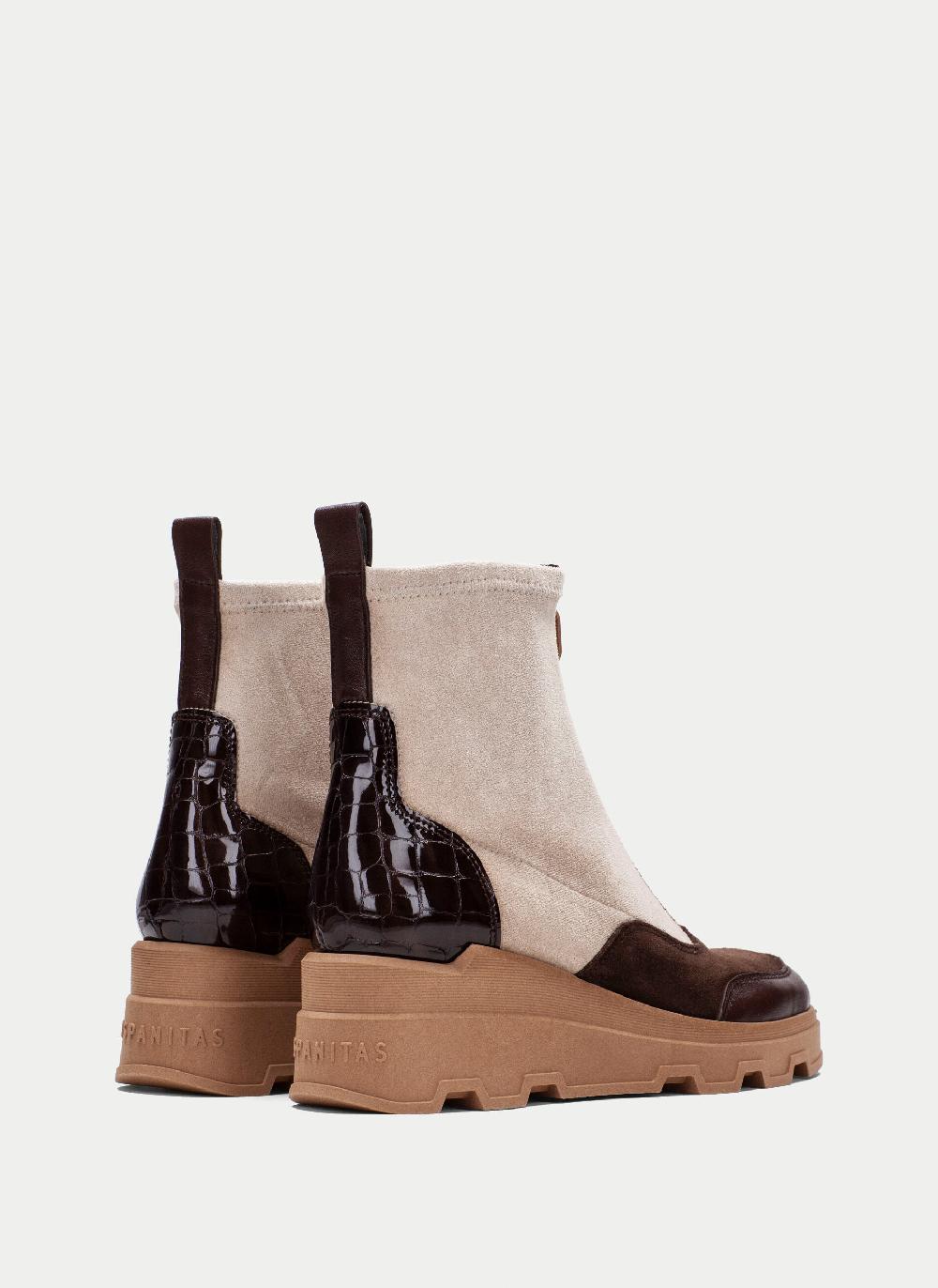 Hispanitas Botin florencia marron-milk Último día