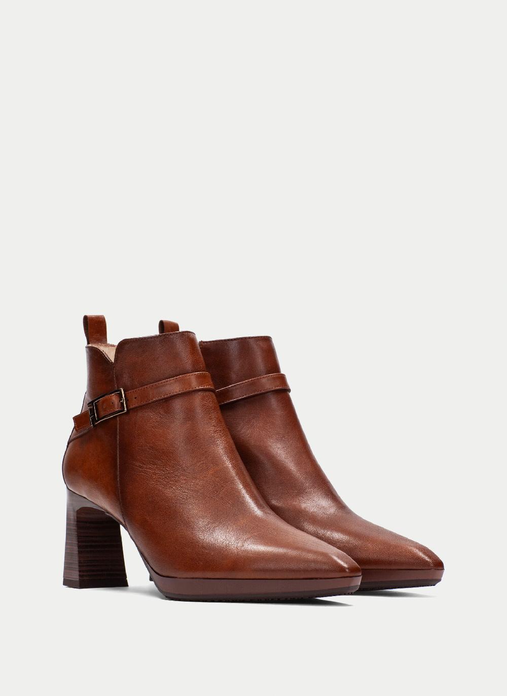 Hispanitas Botin ankara cuero Tienda