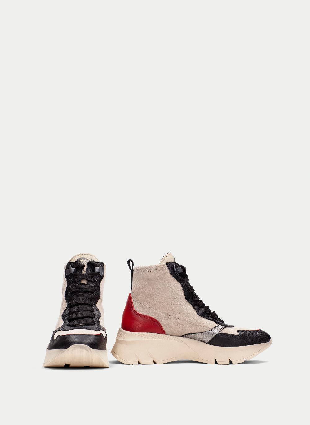 Hispanitas Botin sport helsinki negro-milk-rojo Últimos 2 días