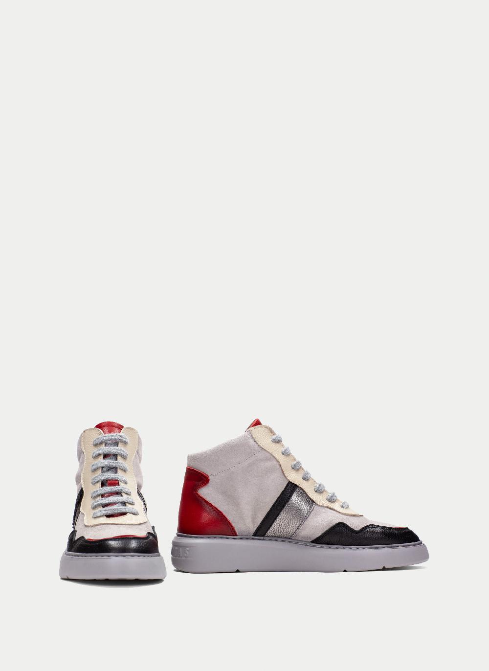 Hispanitas Botin sport oceania negro-gris-rojo Oferta especial de fábrica