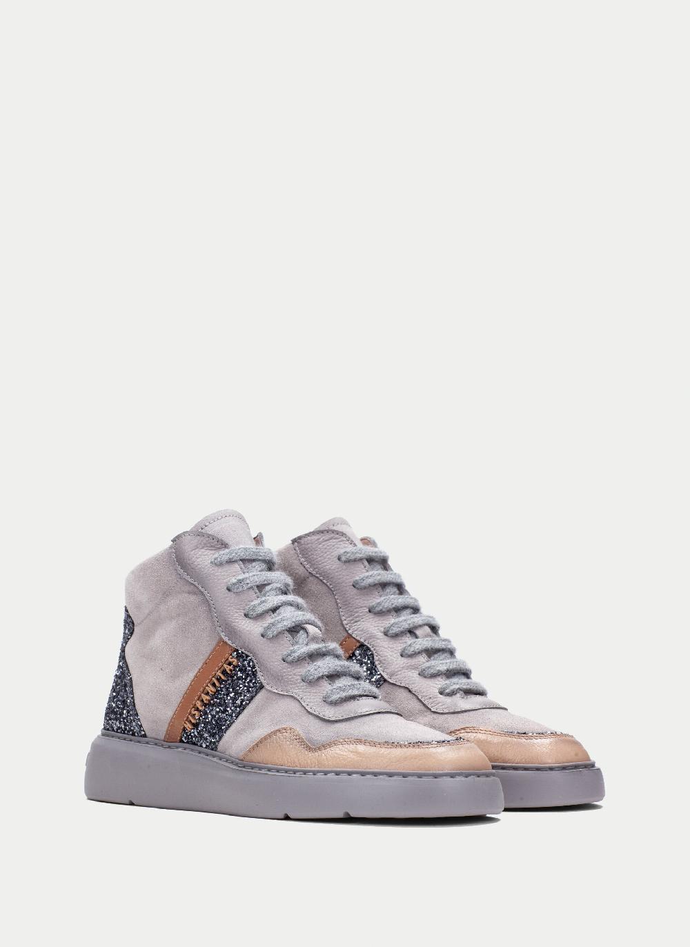 Hispanitas Botin sport oceania gris-tierra-glitter Promoción trimestral