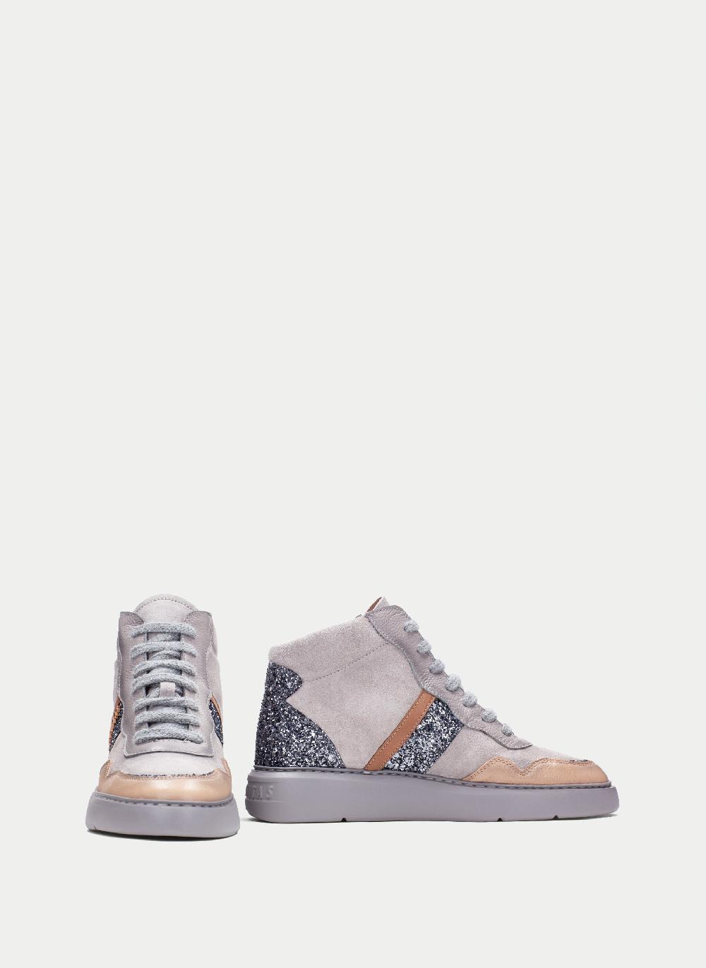 Hispanitas Botin sport oceania gris-tierra-glitter Promoción trimestral