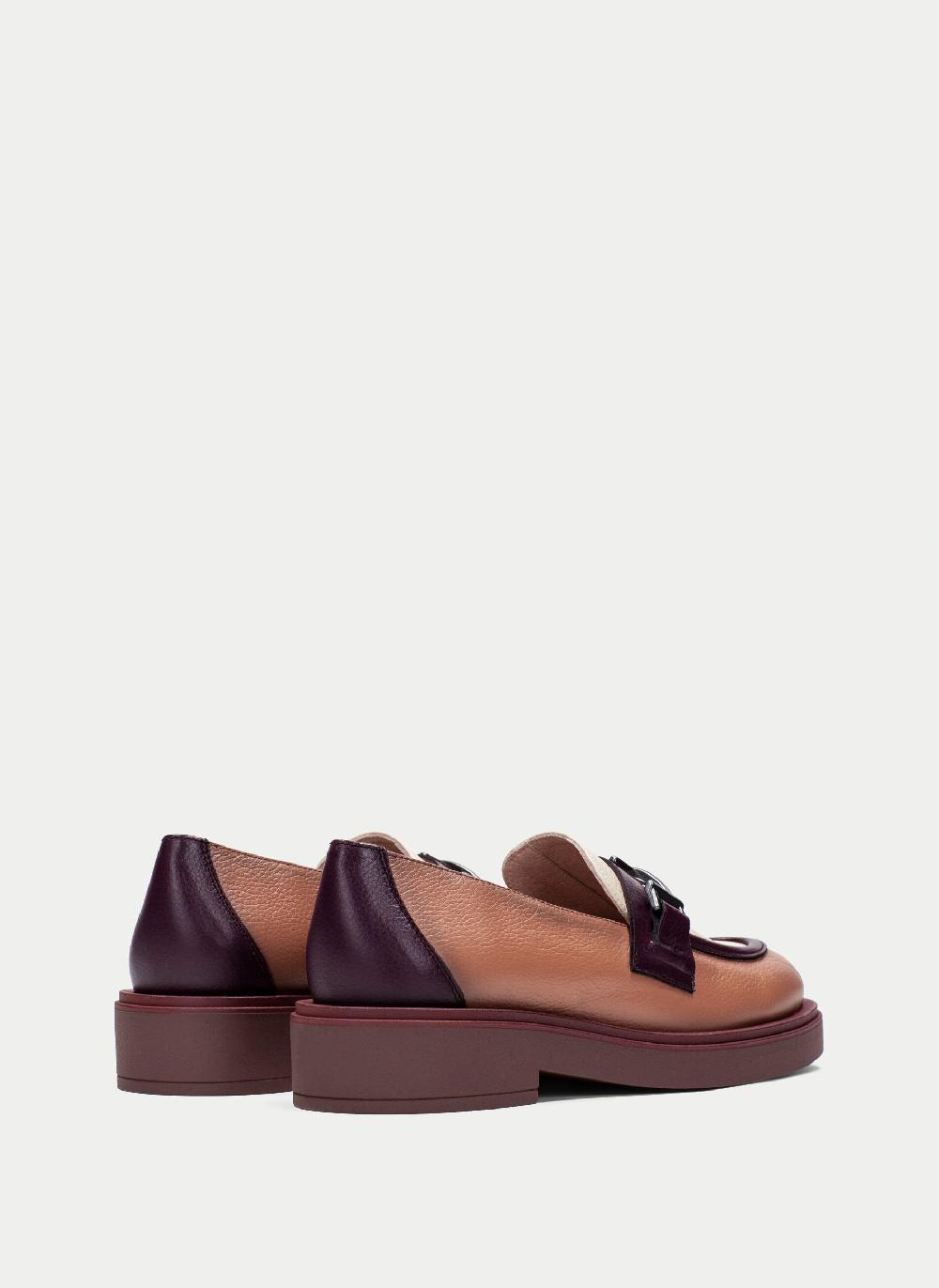 Hispanitas Mocasin brooklyn vino-milk-almond Envío gratis