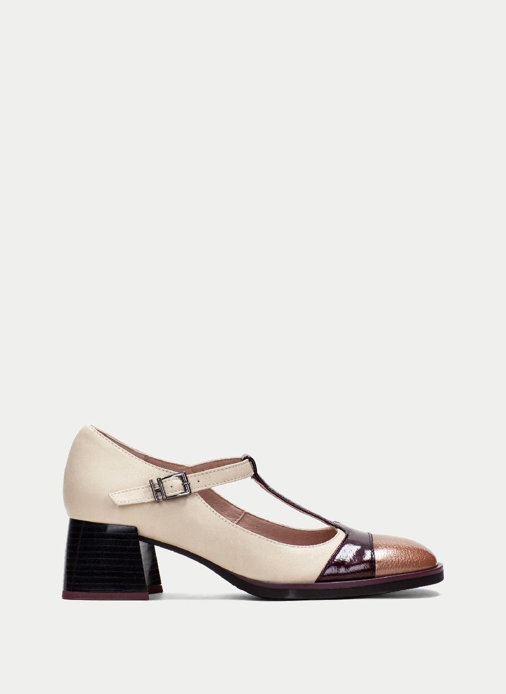 Hispanitas T Strap milan vino-milk-almond