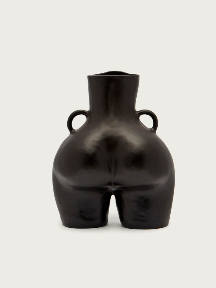 Hoff Jarrón Love Handles Vase Black by HOFF Oferta especial