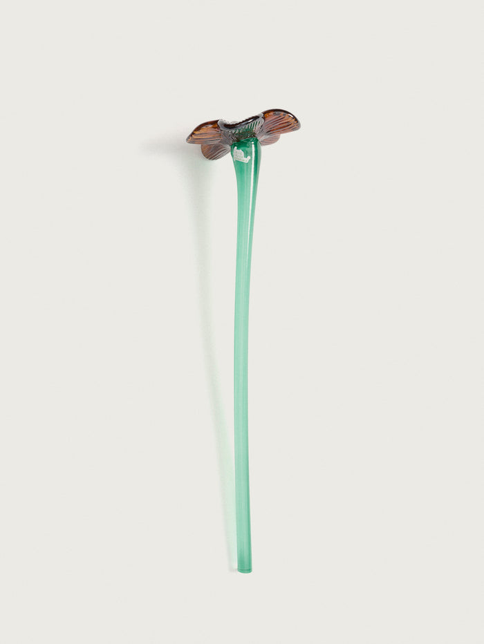 Hoff Deco Mouthblown Crystal Flower Brown by HOFF Rebajas