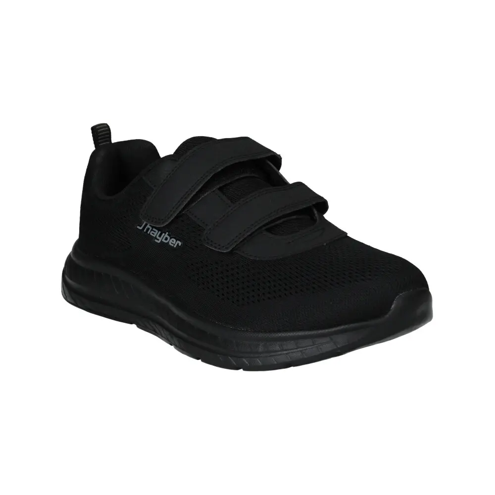 j'hayber Zapatillas cómodas de hombre Chamol negras Último día
